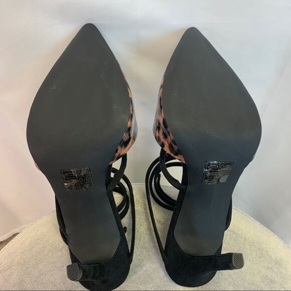 Call It Spring patent leopard animal print high heels size 10 - Picture 7 of 9